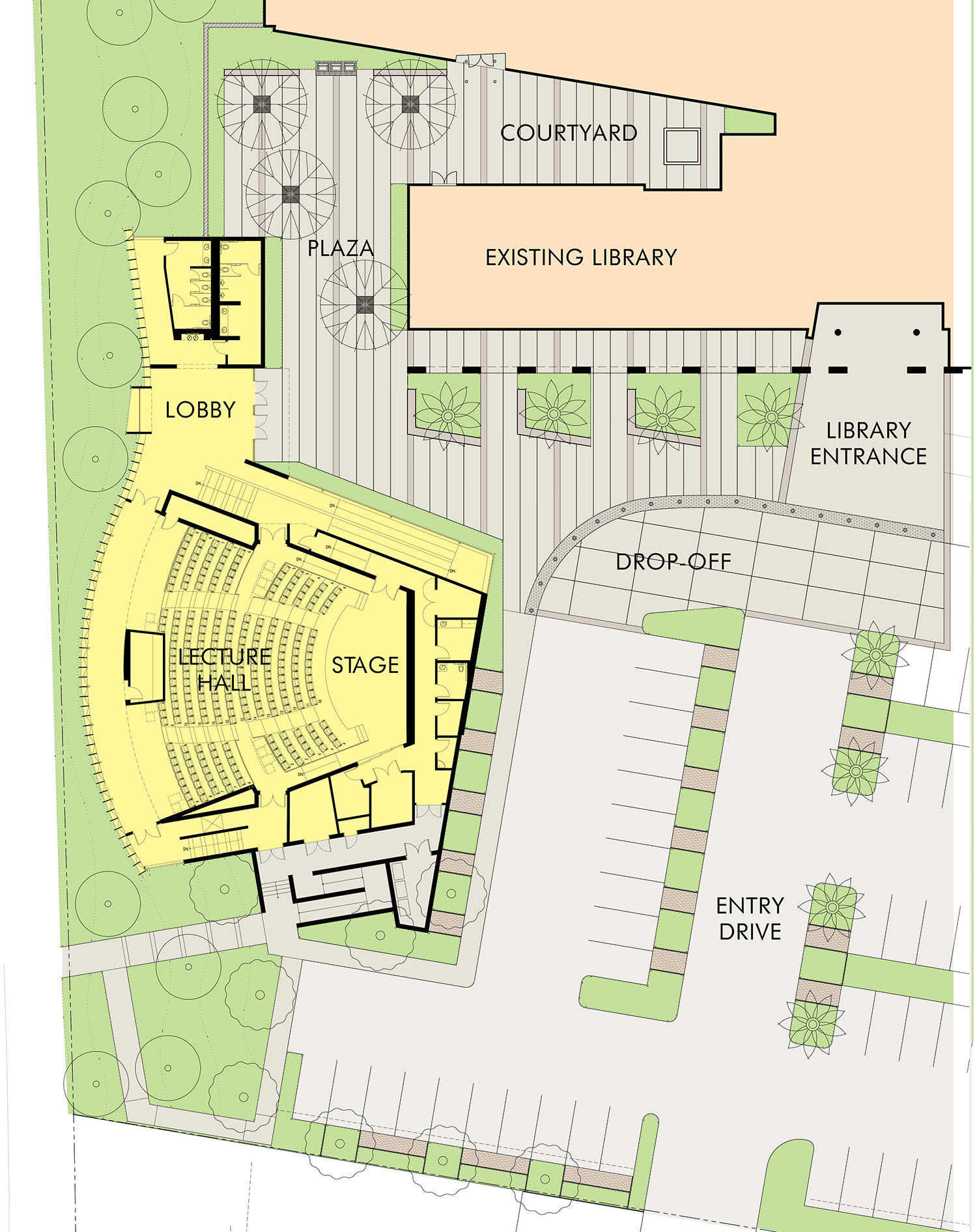 Witte Hall Site Plan